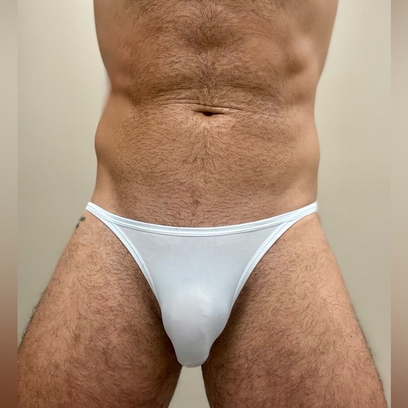 Gay Mesh Sheer Micro Brief - Picture 1 of 6